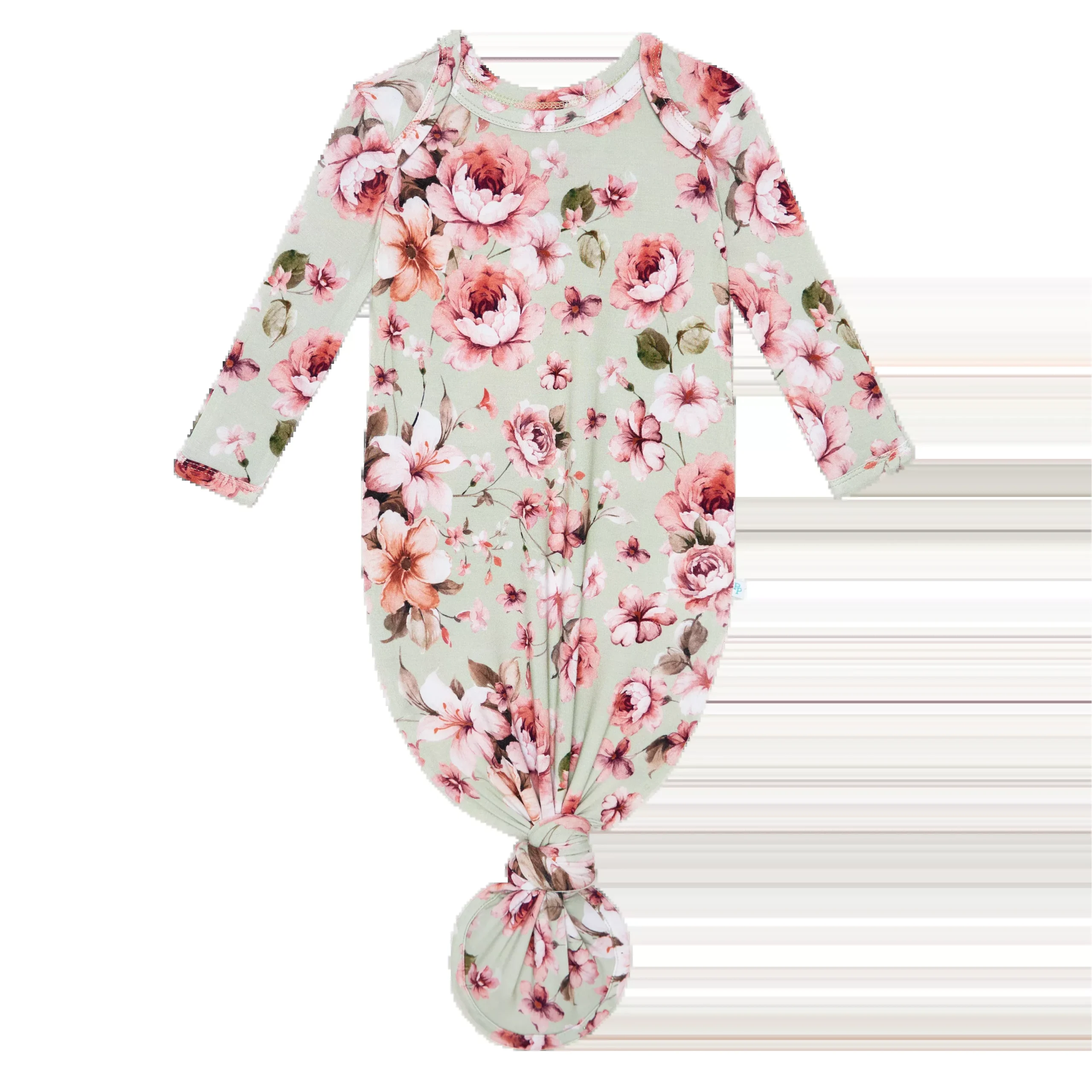 0/3M Posh Peanut Basic Knotted Gown - Millicent