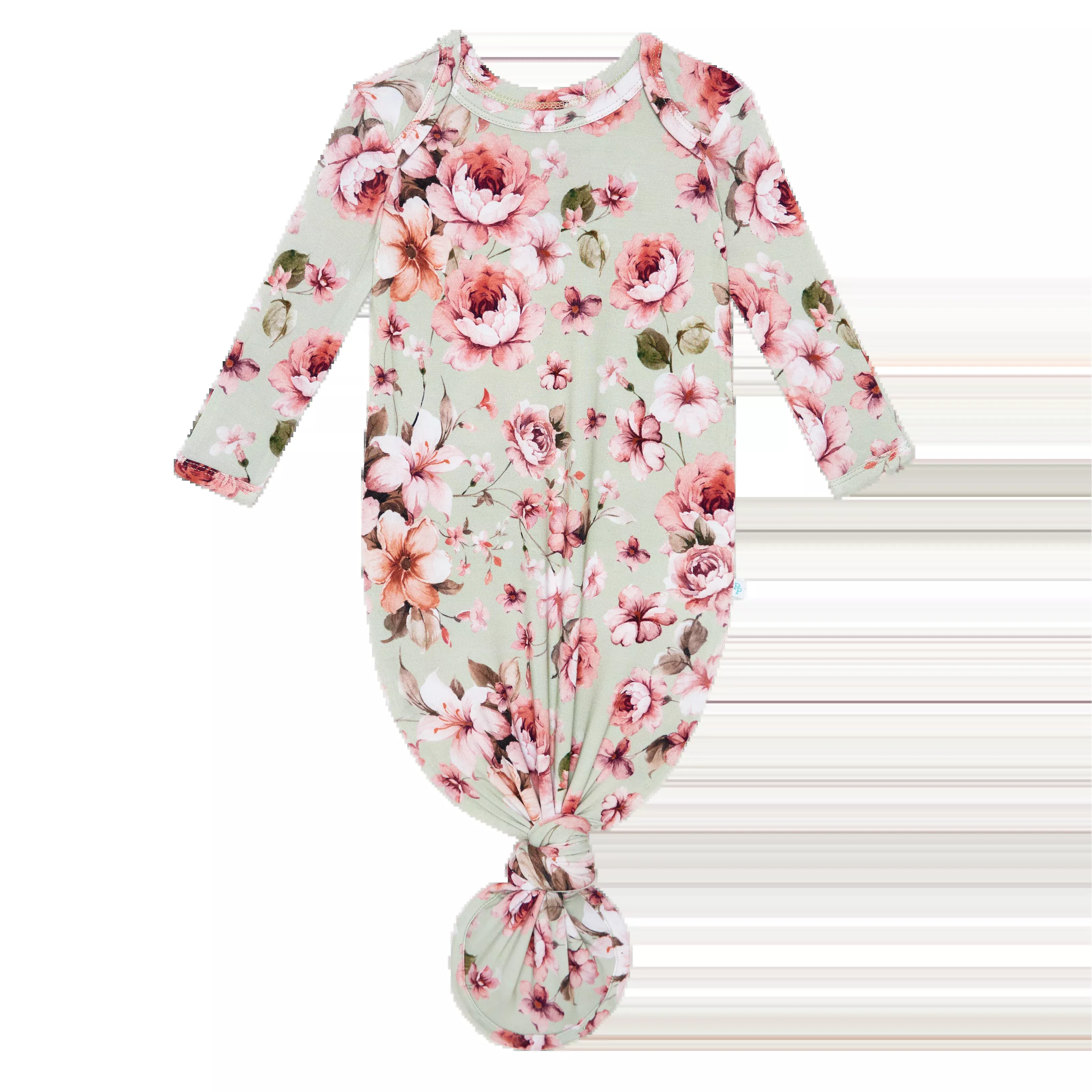 0/3M Posh Peanut Basic Knotted Gown - Millicent