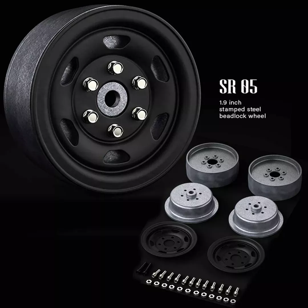 1.9 SR05 Beadlock Wheels 2 Pack GMA70504