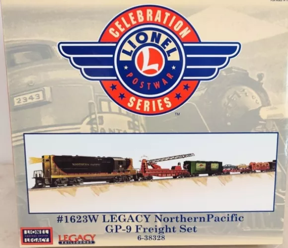 #1623W Northern Pacific Legacy GP-9 Freight Set