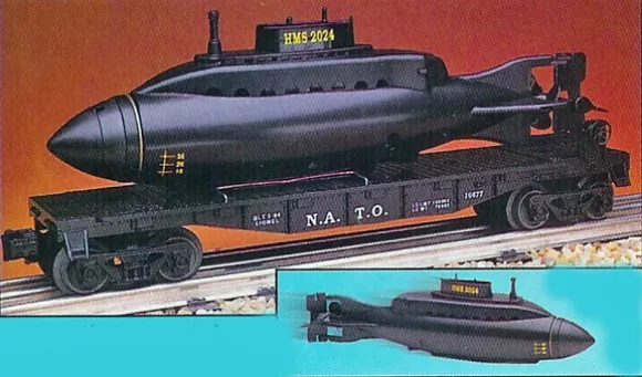 16677 - NATO Flatcar w/Submarine