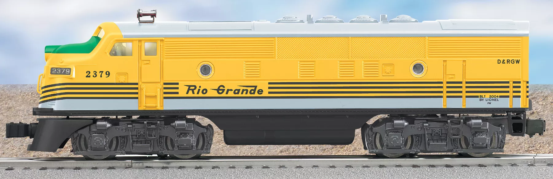 #2379T Rio Grande TMCC F3 Non-Powered A-Unit