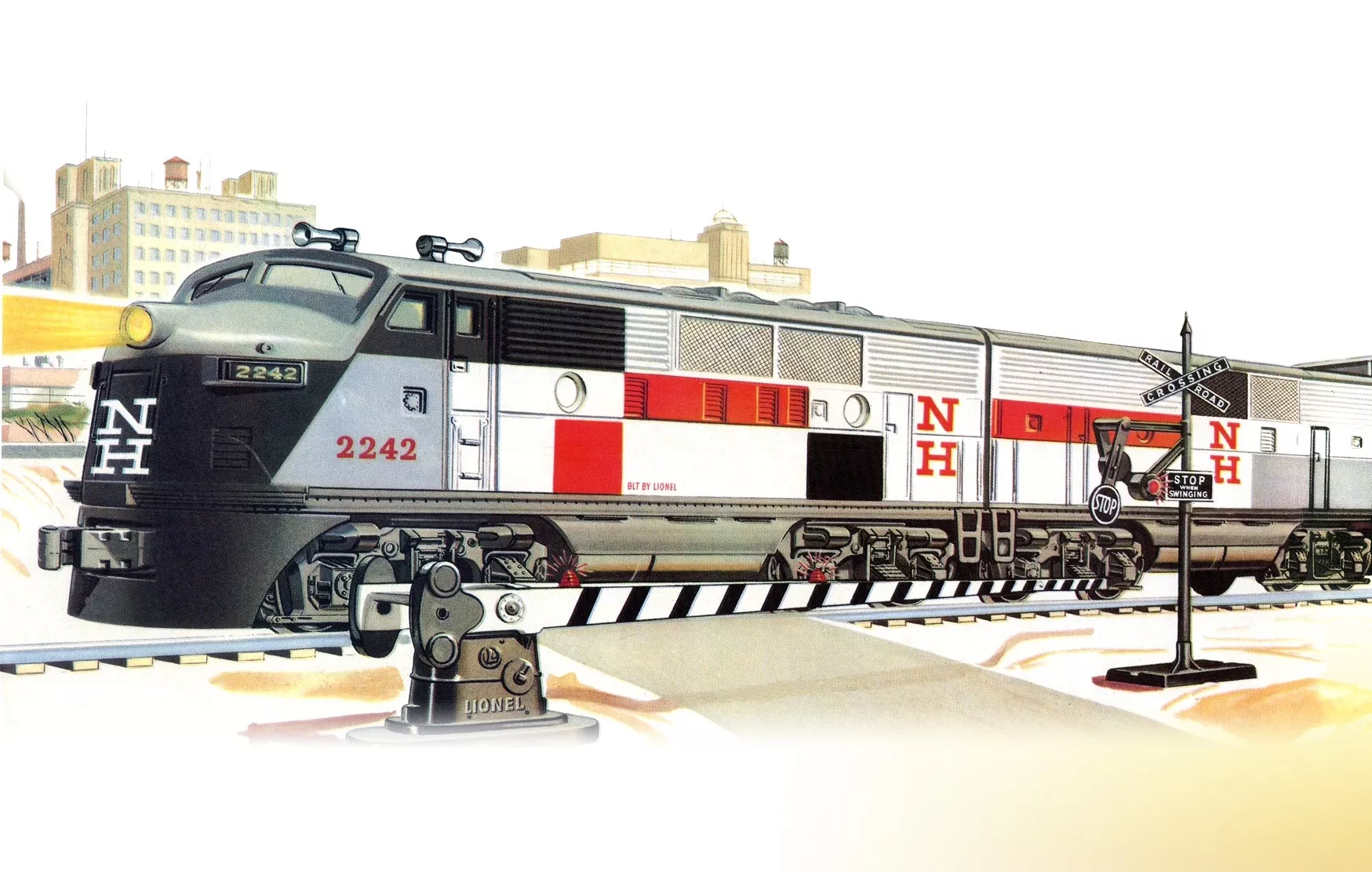 #2507W New Haven F3 Diesel Freight Set (Conventional PWR & DMY A #2242)