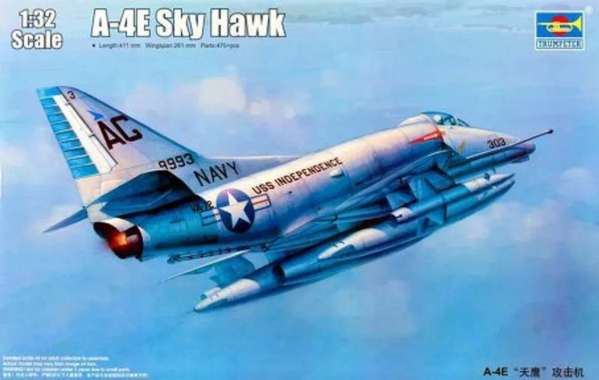 A-4E Skyhawk (1/32 Scale) Aircraft Model Kit