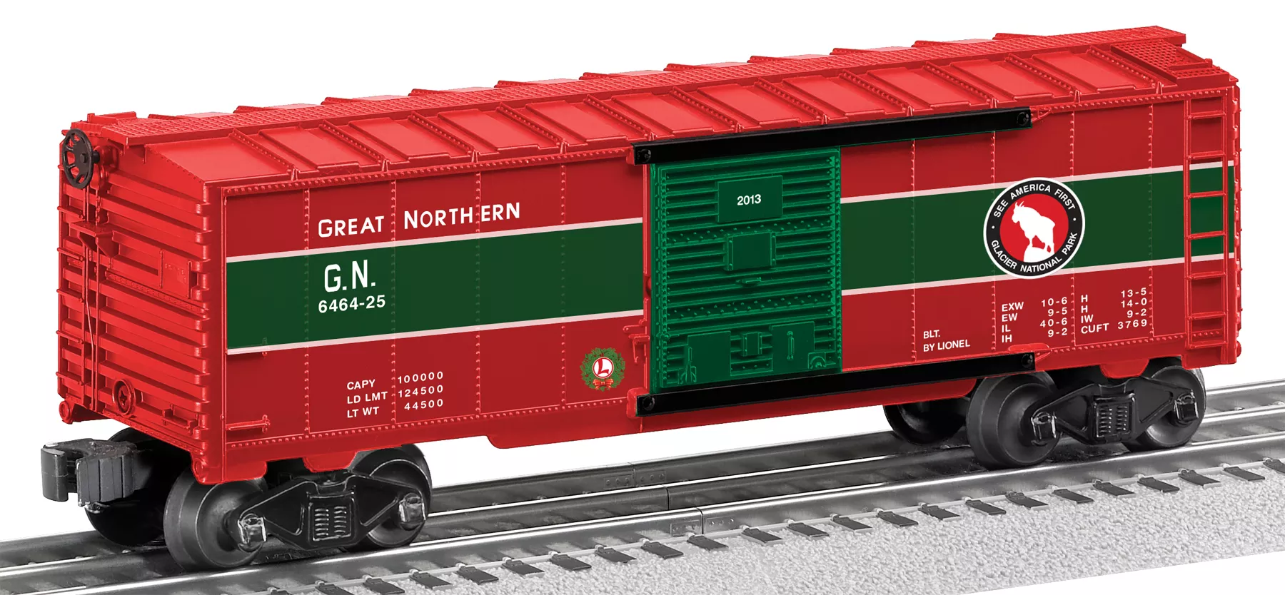 #6464-25 Great Northern Christmas Boxcar
