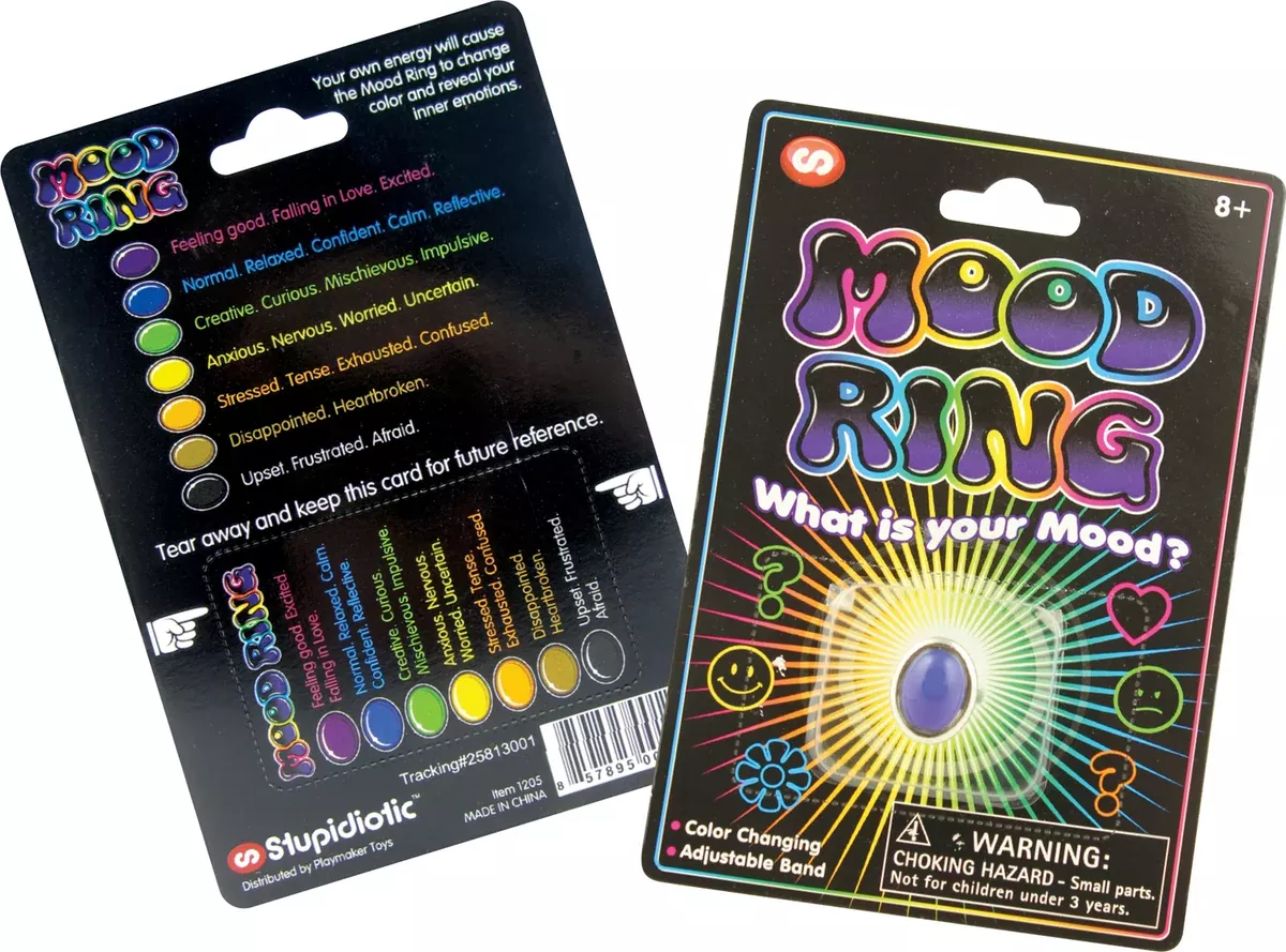 Adjustable Color Changing Mood Ring for Kids and Teens