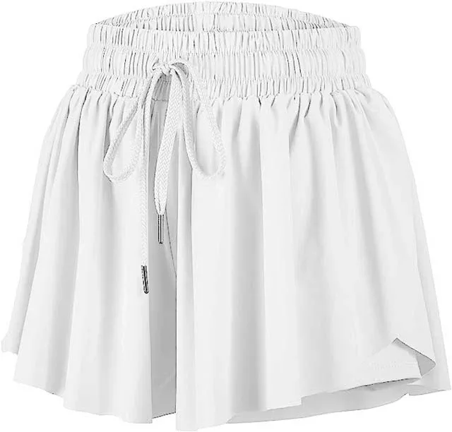 Azarhia Butterfly Shorts - White