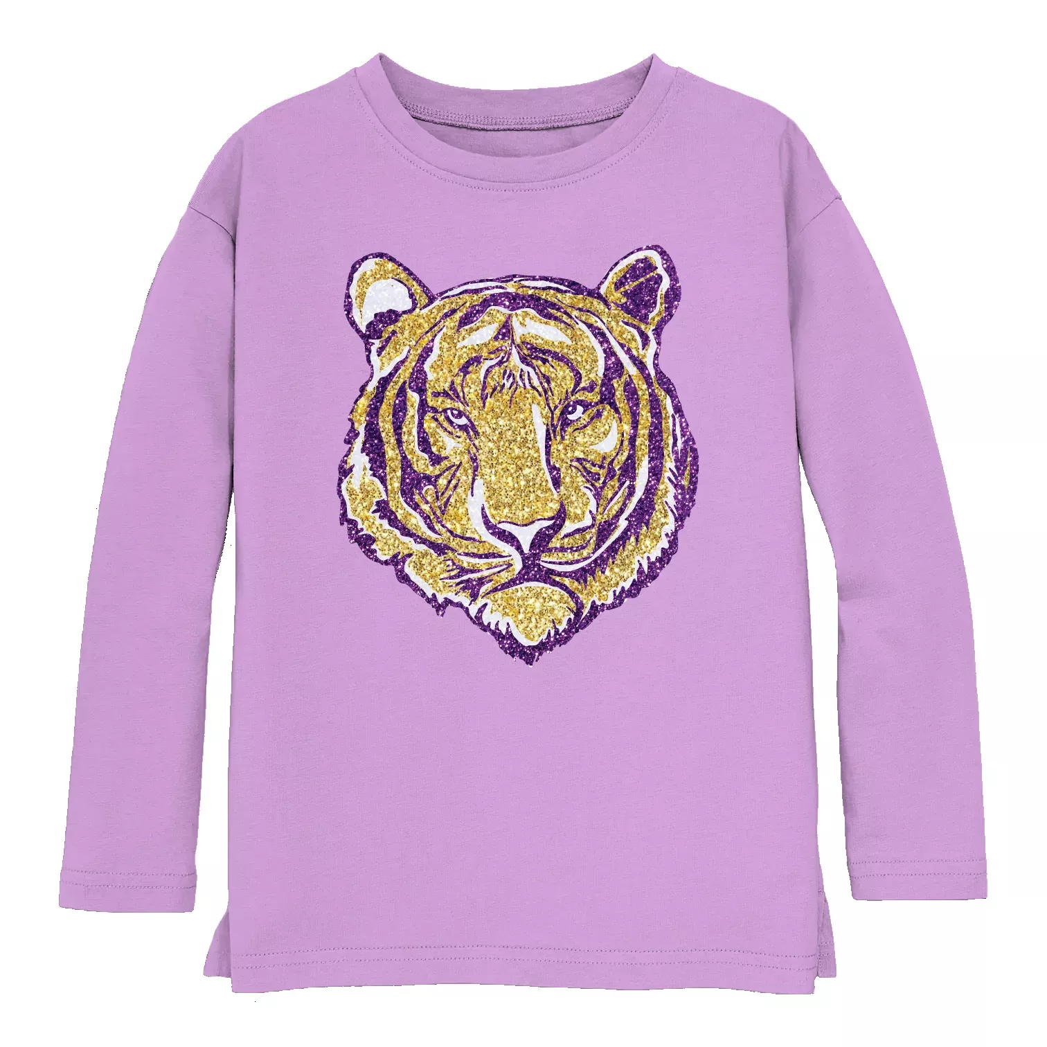 Azarhia Sequin Tiger Tunic on Lavender