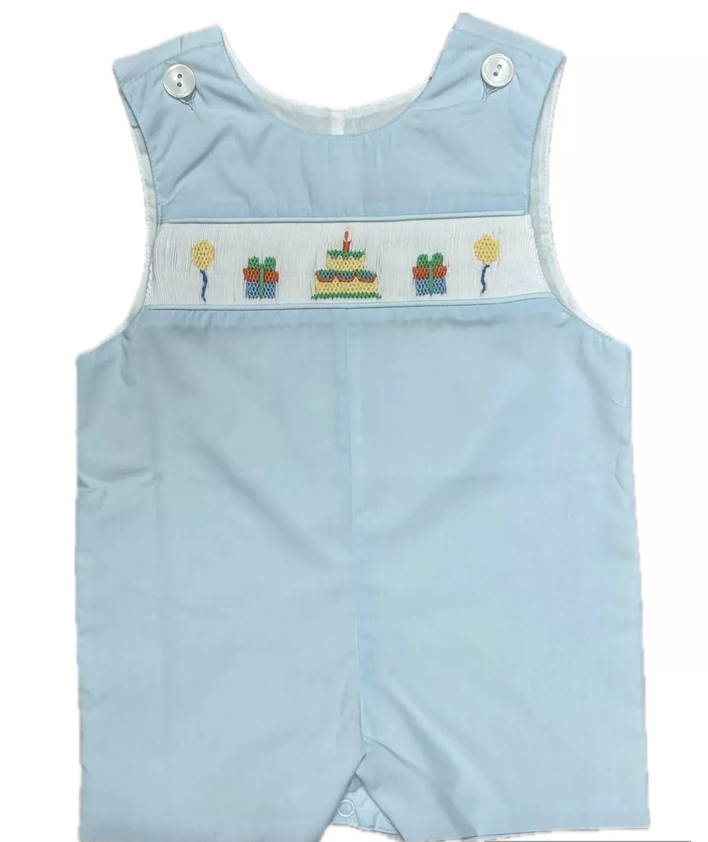 Baby Sen Smocked Birthday Jon Jon