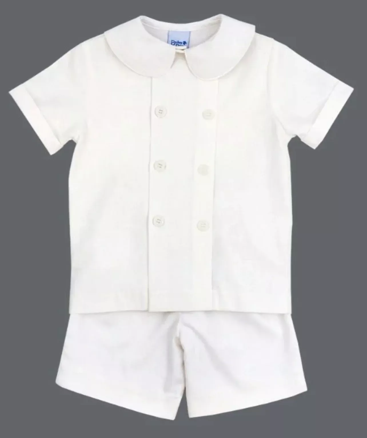 Bailey Boys Dressy Short Set - Whisper Linen