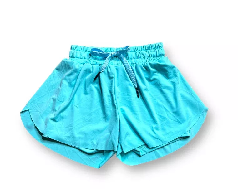 Belle Cher Butterfly Shorts- Light Blue