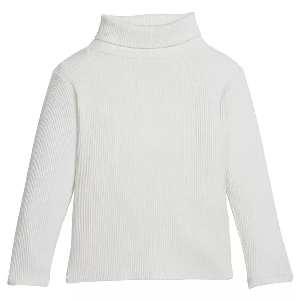 Bisby Ribbed Turtleneck - Ivory