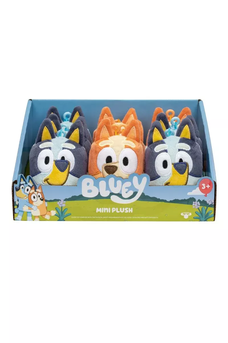 Bluey and Bingo Mini Clip-On Plush