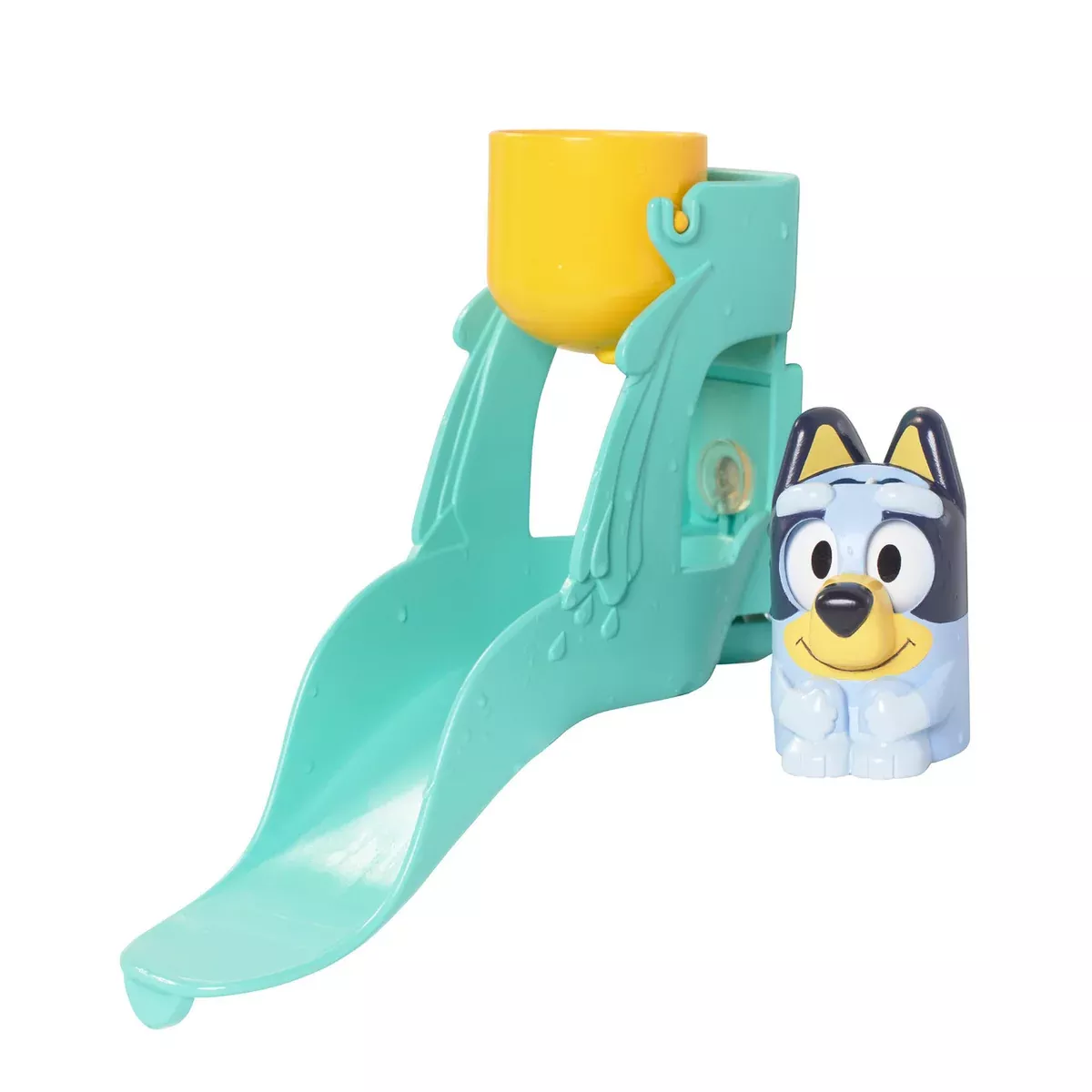 Bluey Toomies Waterslide Bath Toy with Pouring Bucket for Toddlers