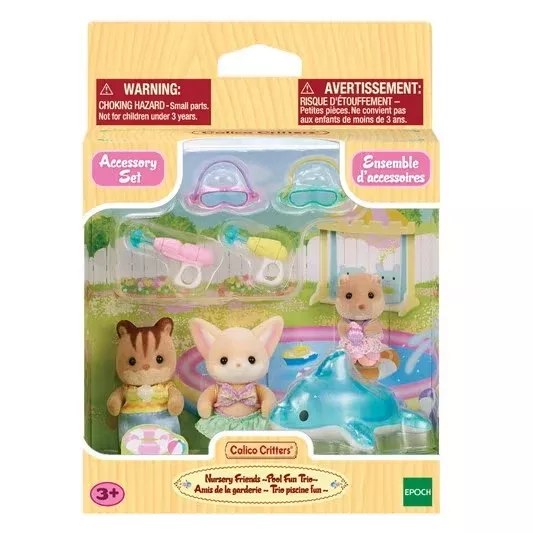 Calico Critters Nursery Friends -Pool Fun Trio-
