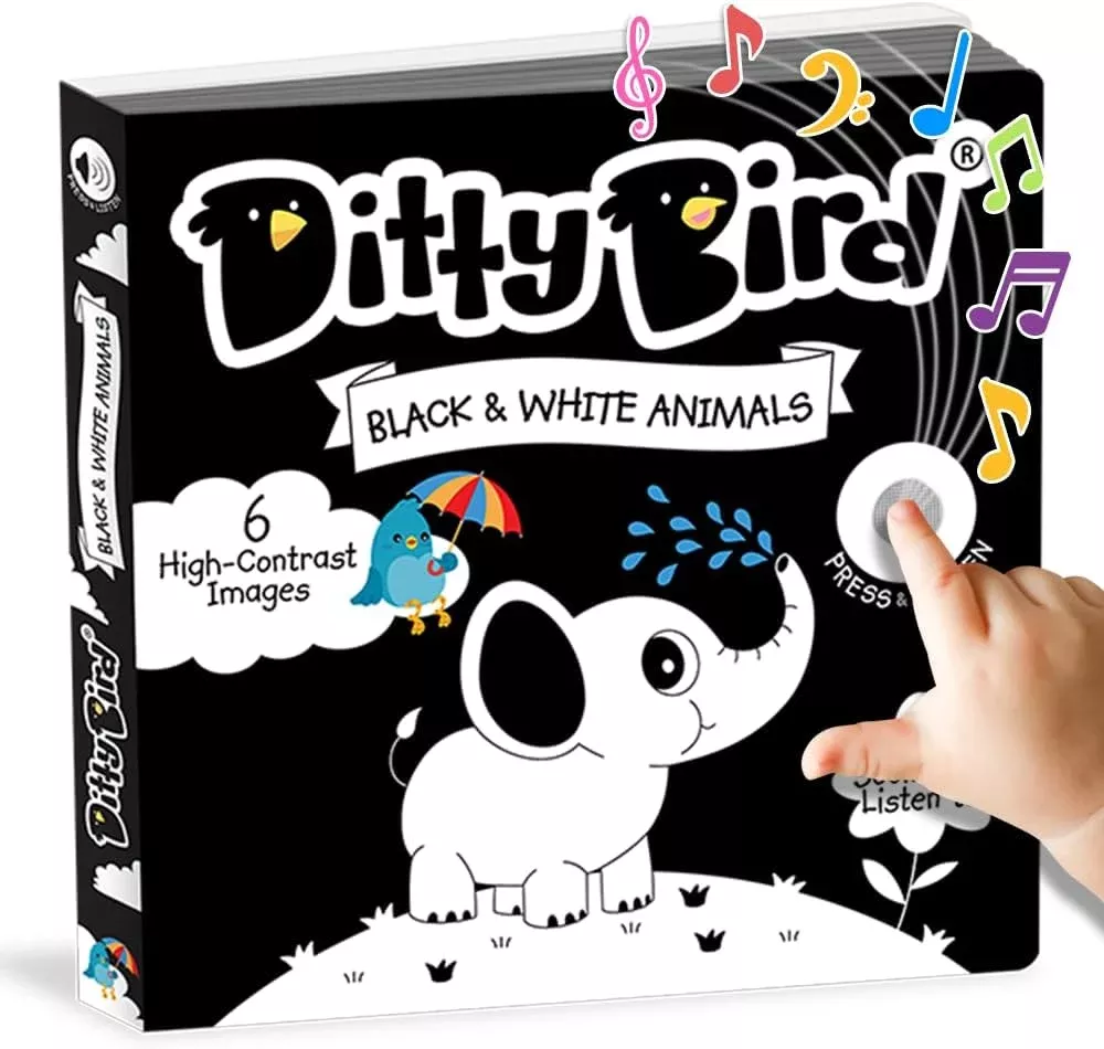 Ditty Bird High Contrast Black and White Sensory Book