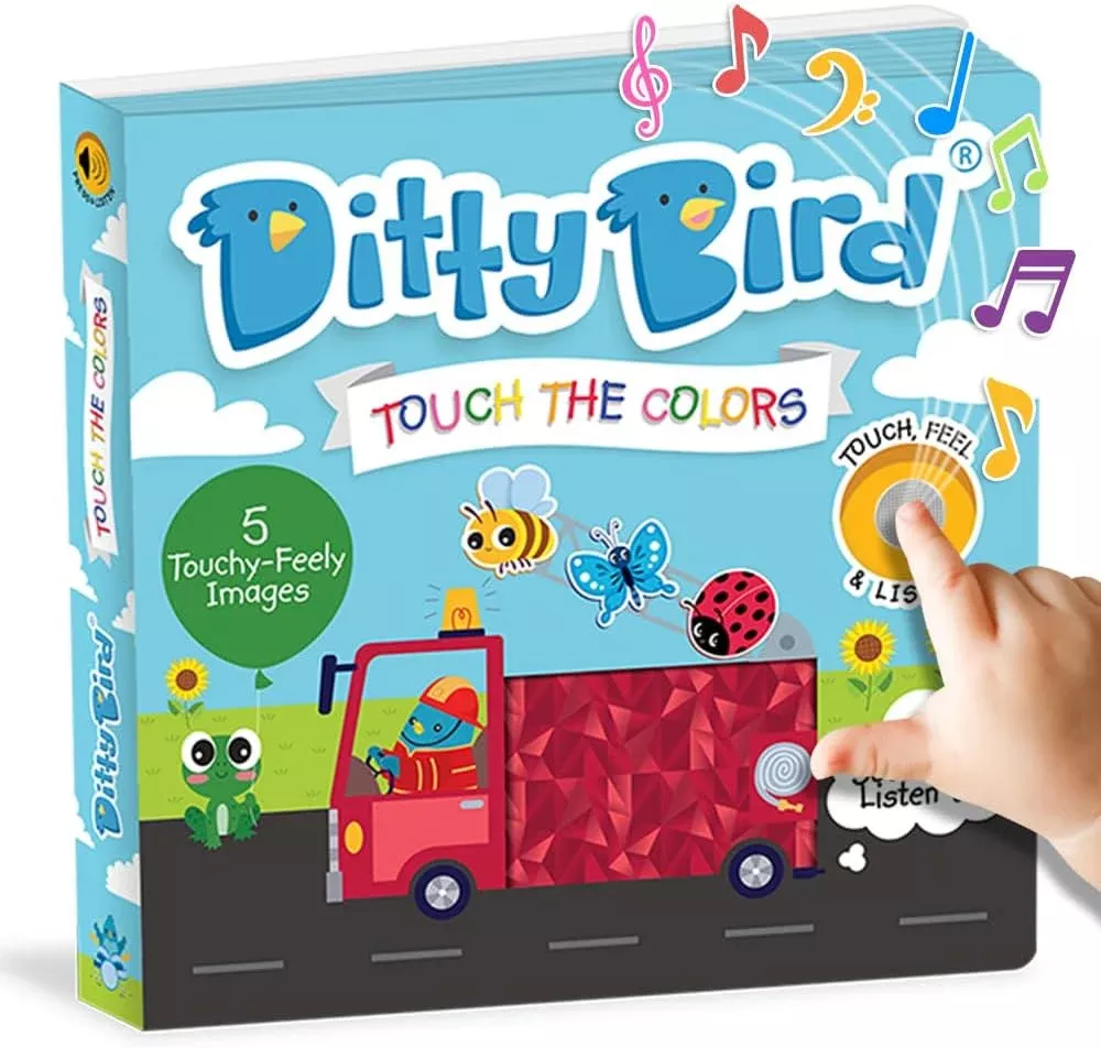 Ditty Bird Touch The Colors Musical Sensory Board Book