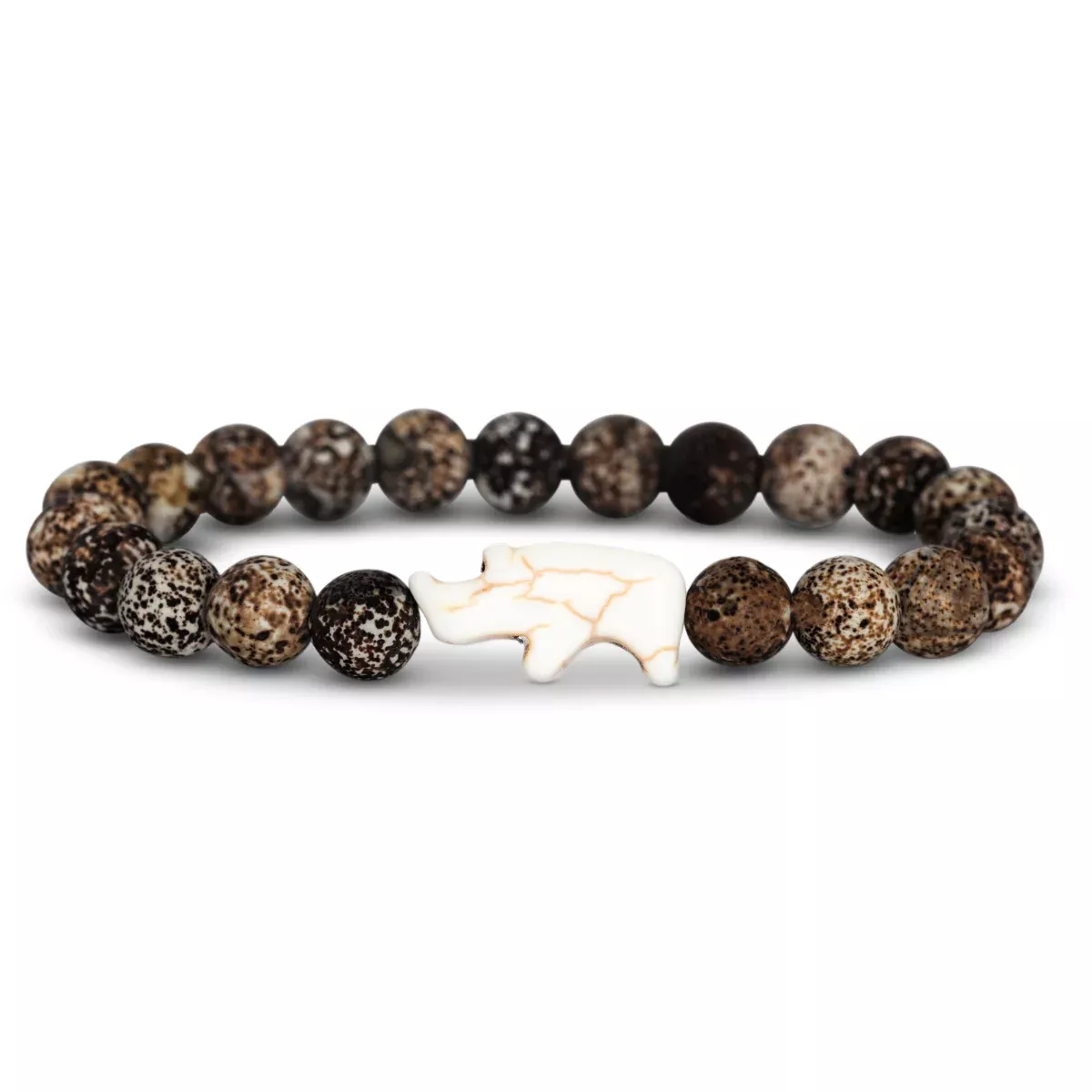 Fahlo The Charge Bracelet Rhino Track Real Wildlife Conservation Jewelry Kalahari