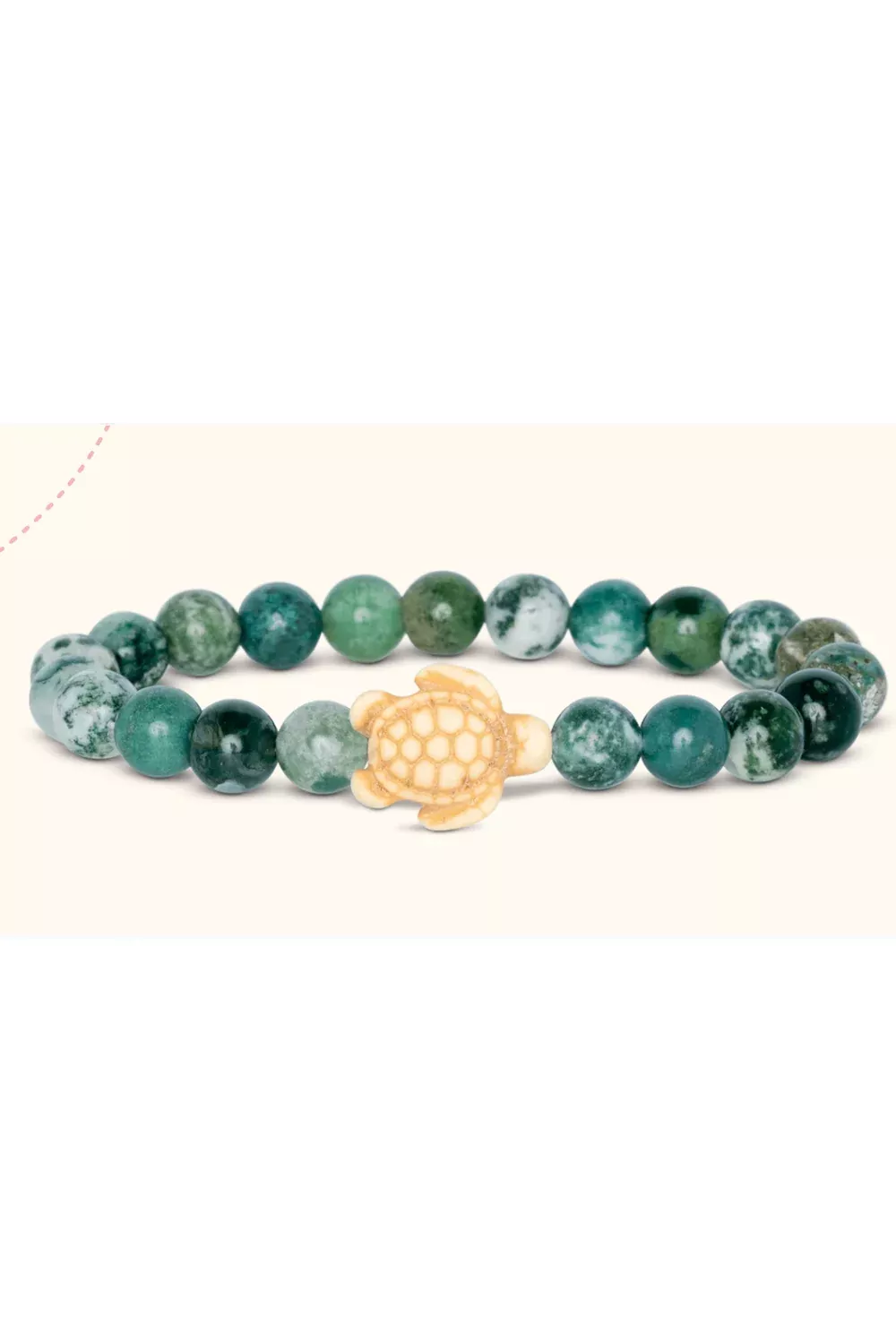 Fahlo Journey Sea Turtle Tracking Bracelet in Seagrass Green