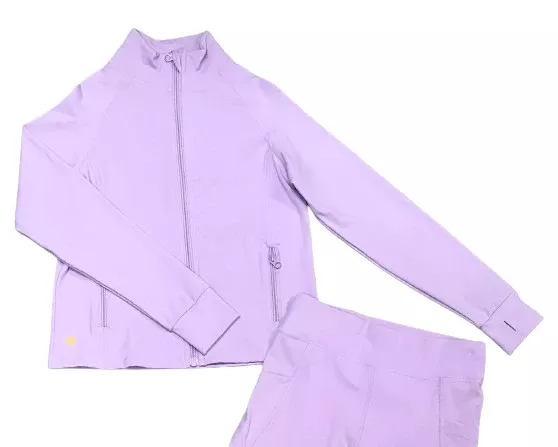 Generation Joy Zip Front Jacket - Lavender