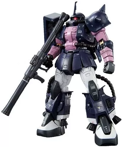 Gundam 1/144 RG MS-06R-1A Black Tri-Stars Zaku II 00 Model Kit Bandai Exclusive