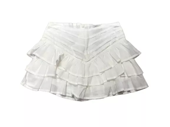 If/So White Ruffle Skort