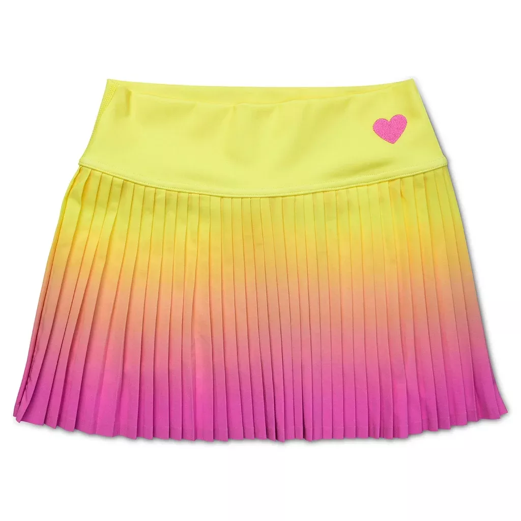 iScream Yellow/Pink Ombré Theme Local Tennis Skort