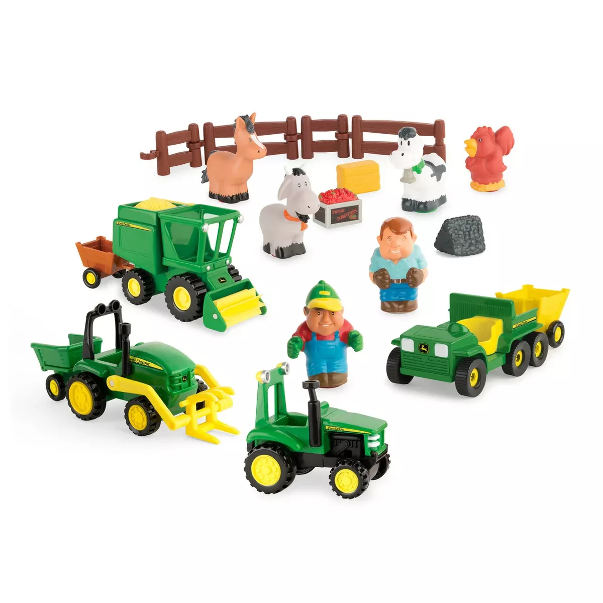 John Deere 1st Farming Fun 20-Piece Kids Farm Play Set