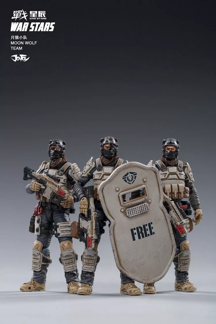 JoyToy War Stars Moon Wolf Team
