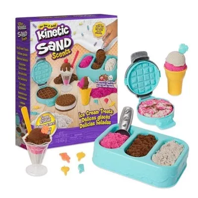 Kinetic Sand Scents Ice Cream Treats Playset with Scented Sand