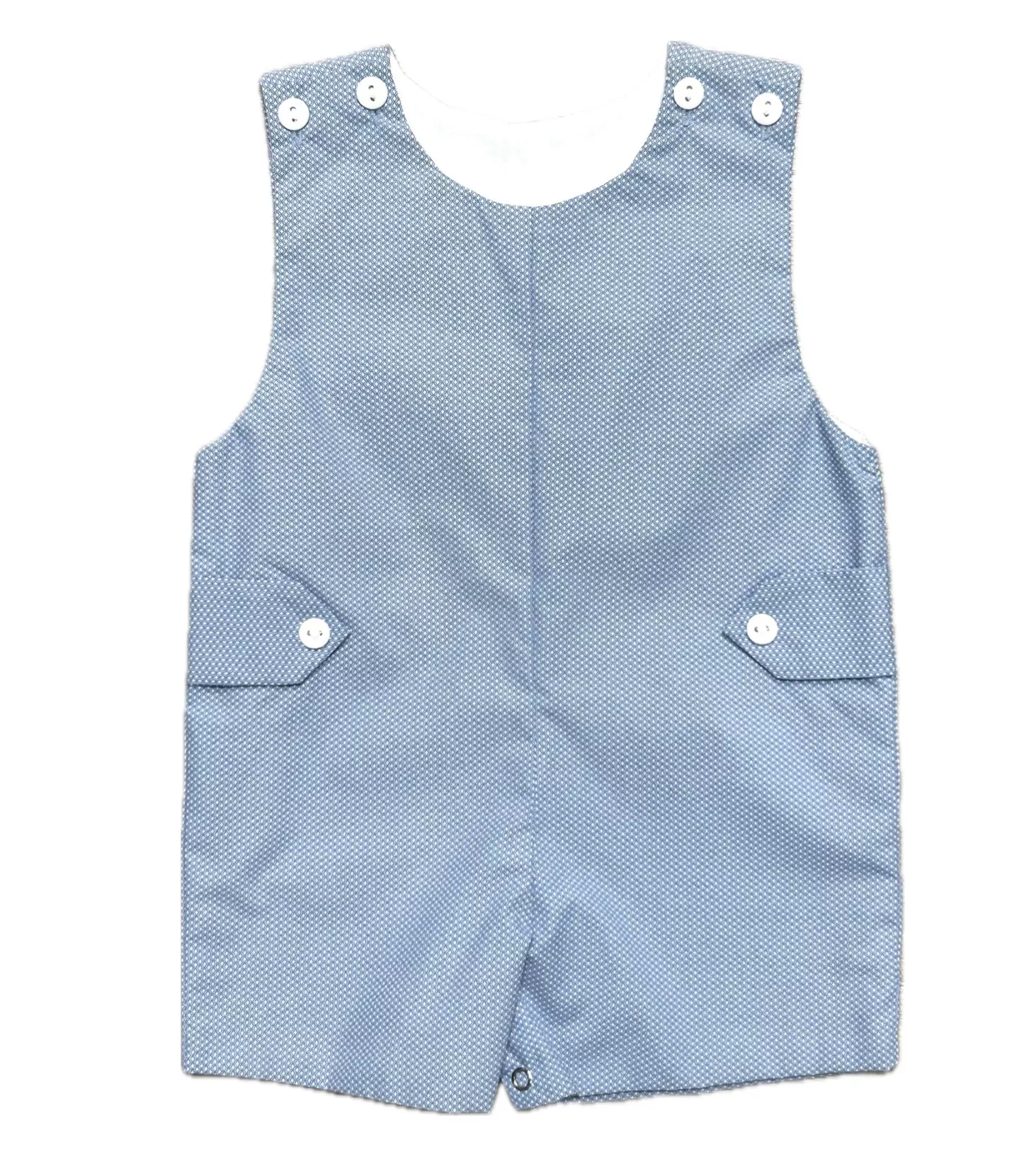 Lulu Bebe Blue Diamond Print Jon Jon