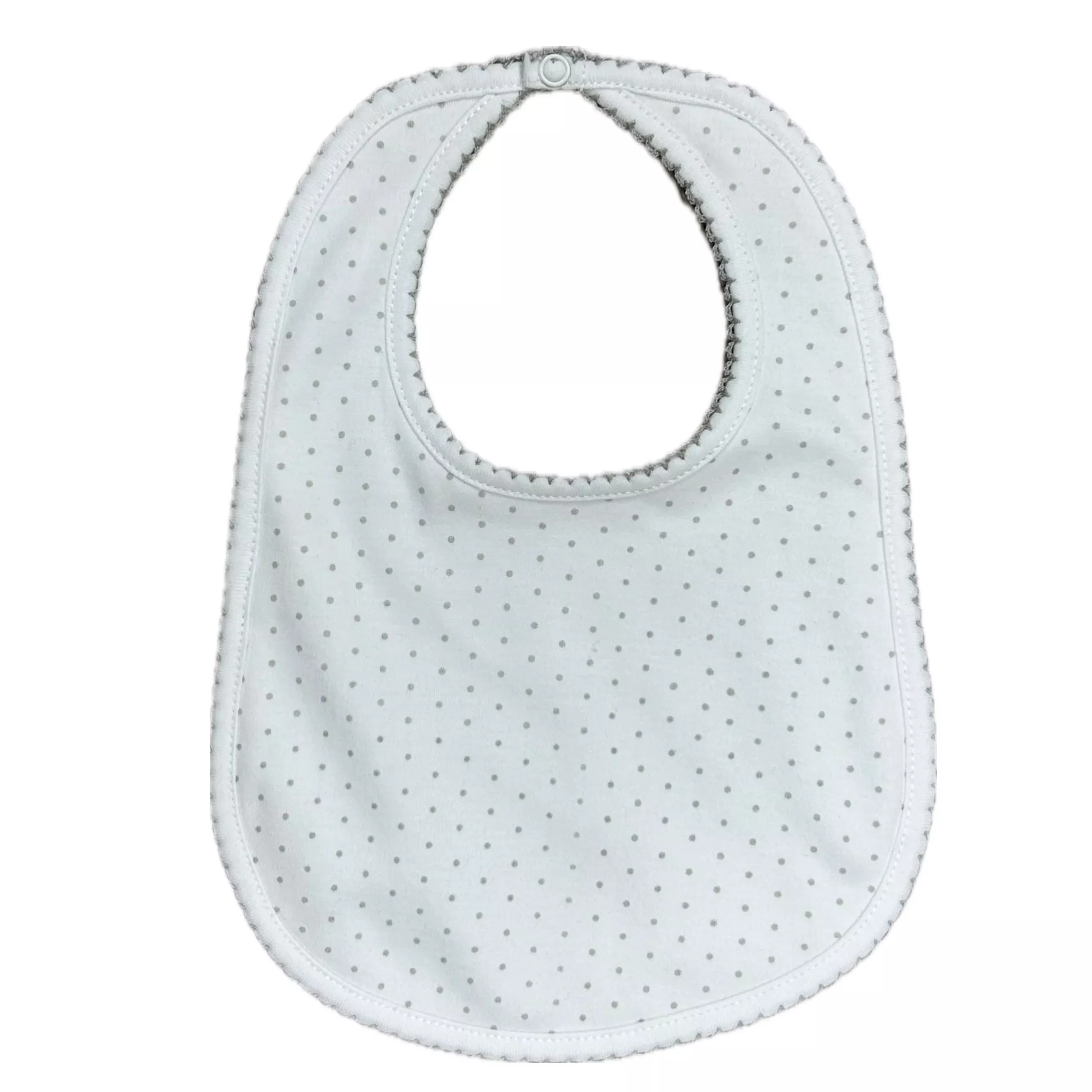 Magnolia Baby Mini Dot Bib - Gray