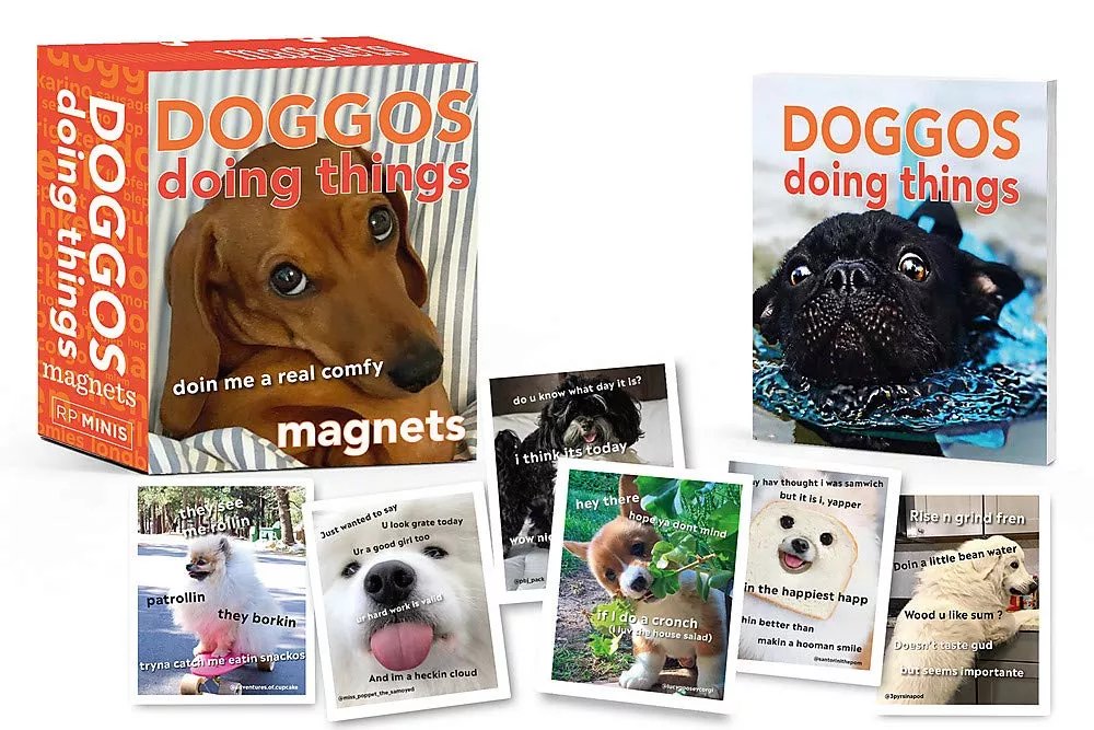 Mini Kit: Doggos Doing Things Magnets