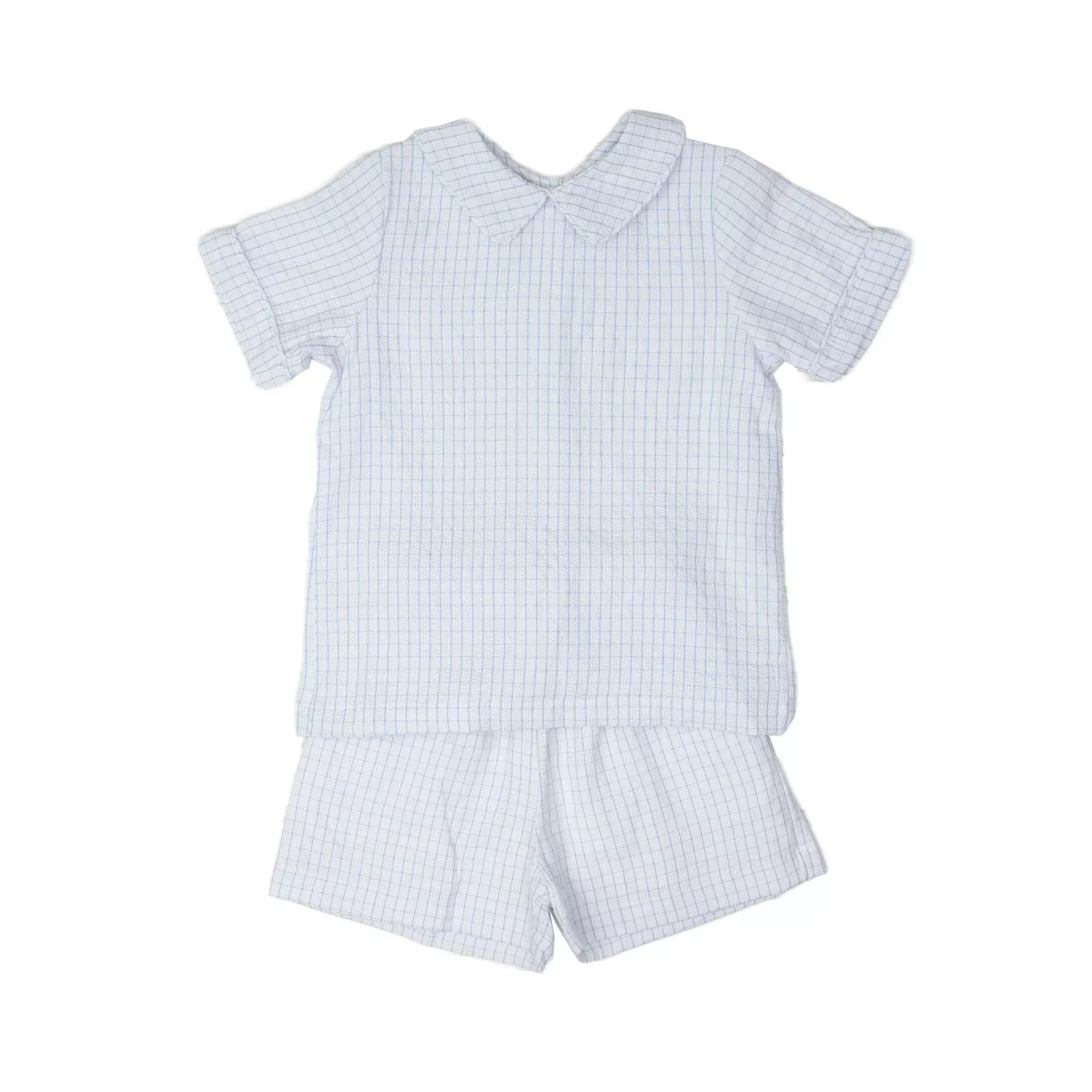 The Oaks Windowpane 2pc Short Set