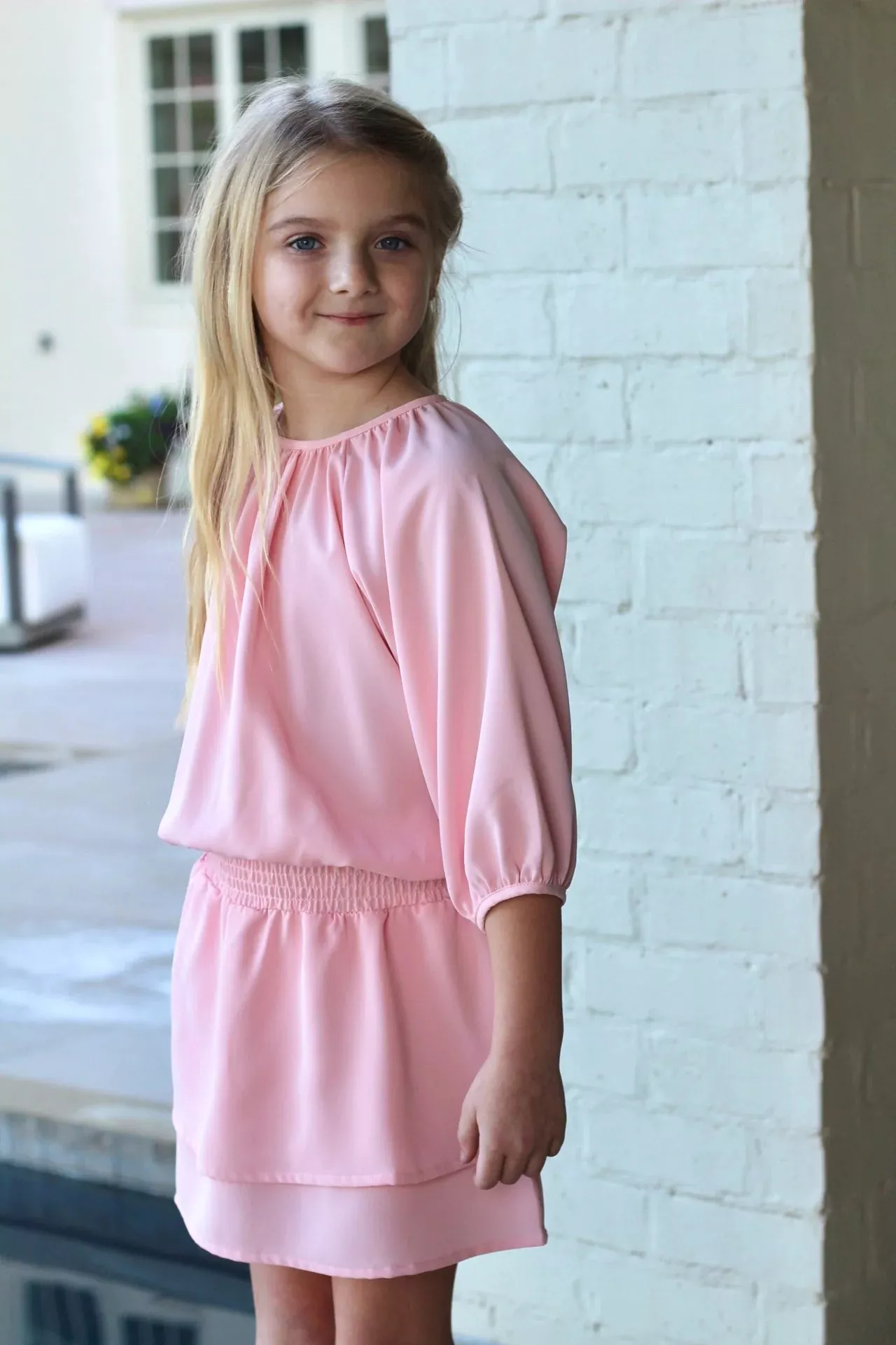 Pleat Collection Blush Pink Rory Dress
