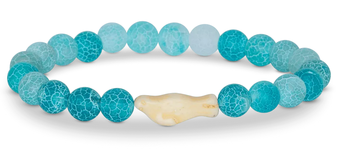 Seal Aqua Stone Bracelet