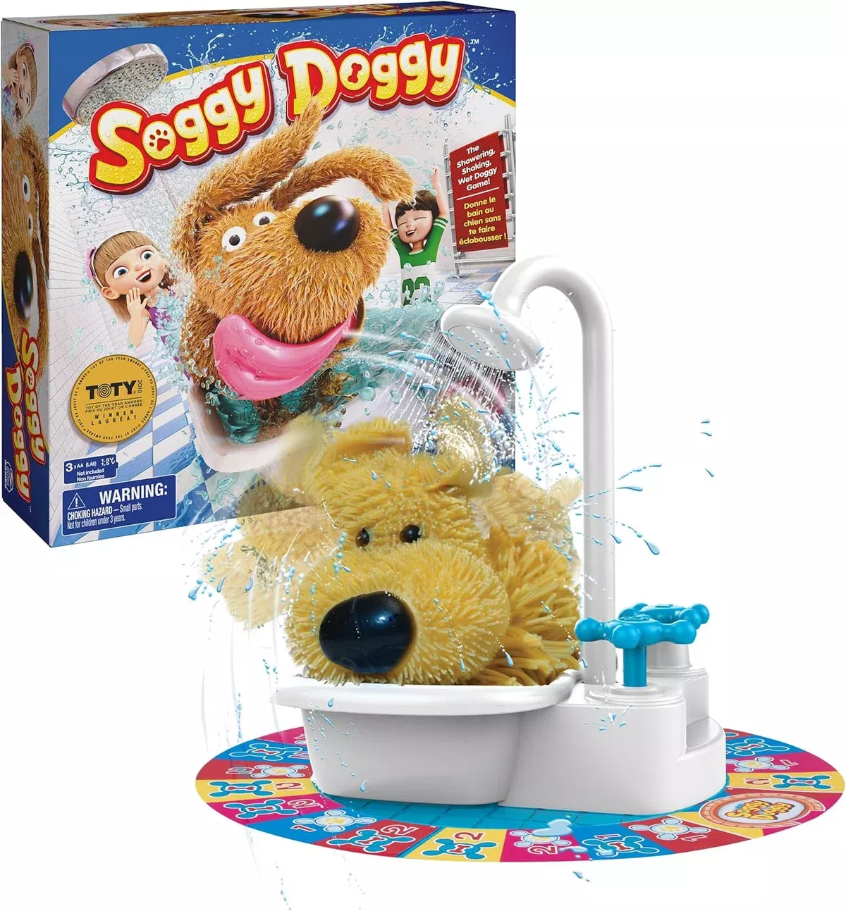 Soggy Doggy Interactive Bath Time Kids Board Game 2-4 Players