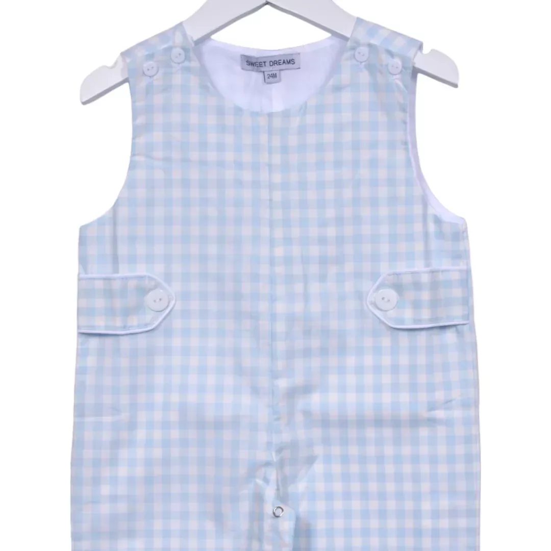 Sweet Dreams Blue Gingham Jon Jon