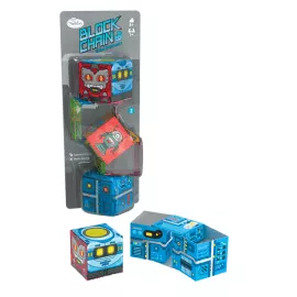 Think Fun 76434 Block Chain Linked Brainteasers Robots