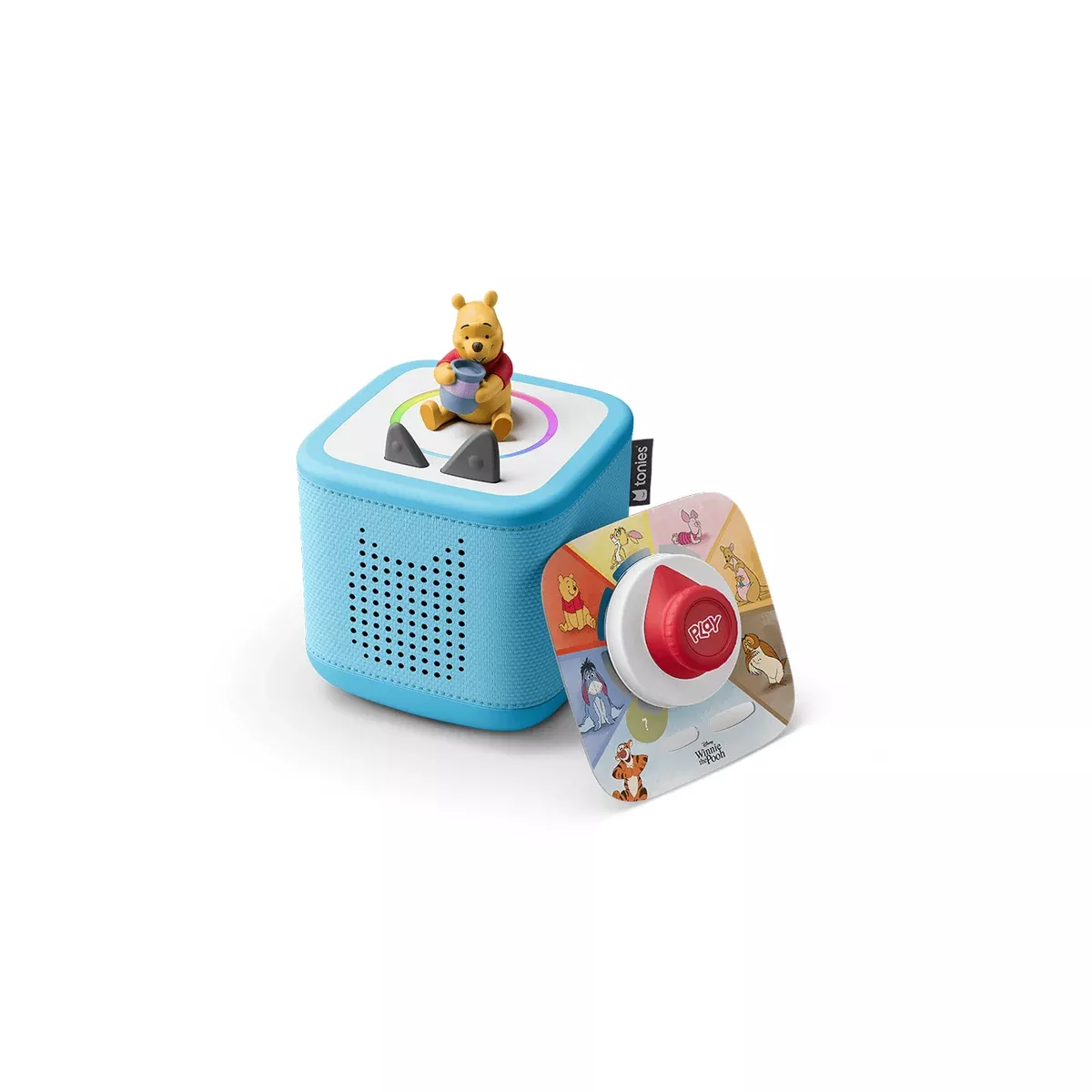 Winnie the Pooh Toniebox 2 Sky Blue Play Set: Audio Player & Tigger Game