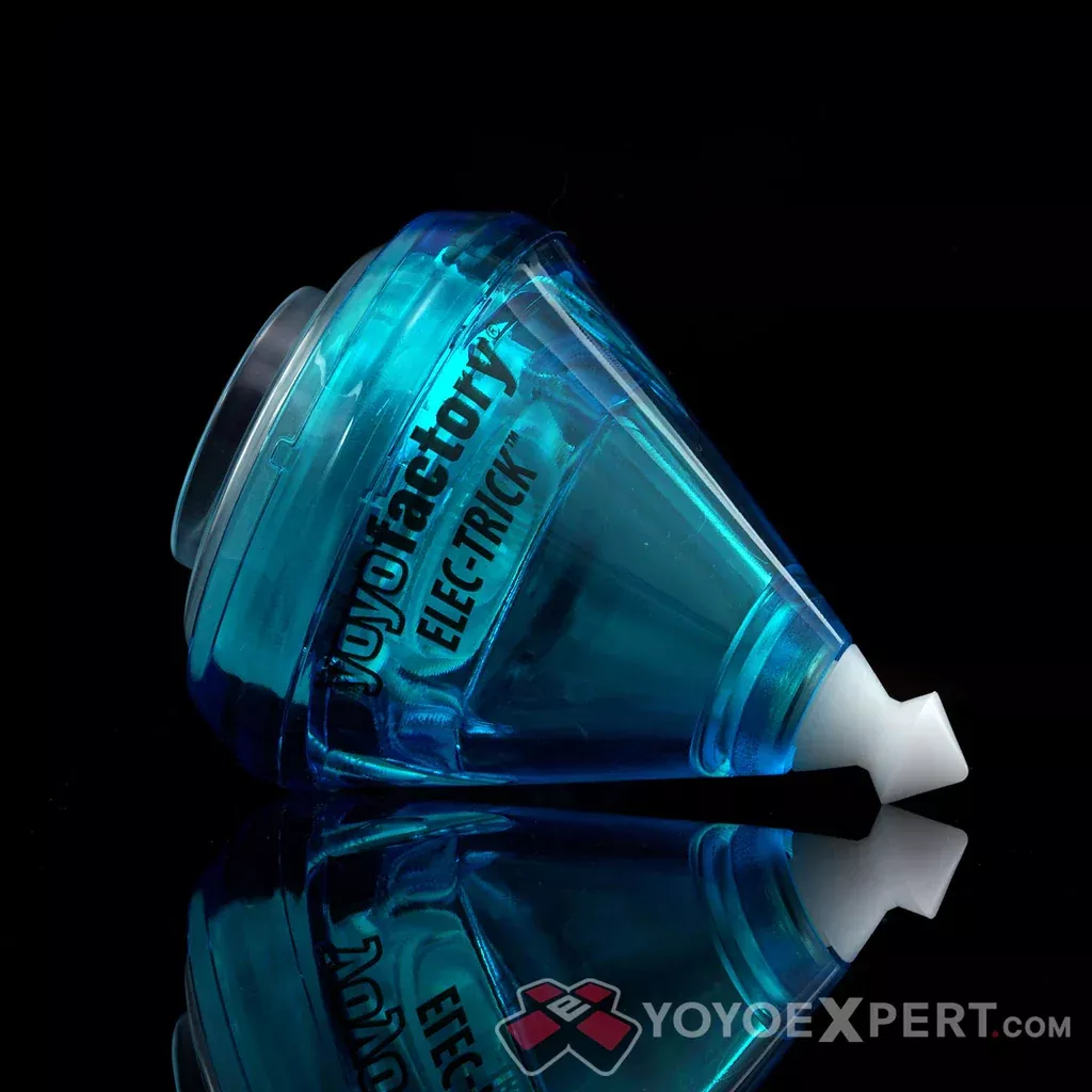 YYF Elec-Trick Spin Top - Aqua Clear