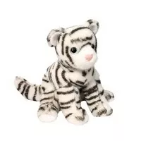 Zippie White Tiger Mini 6 Inch Soft Plush Stuffed Animal