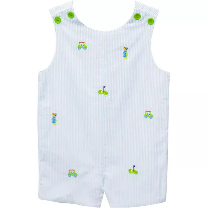 Zuccini Embroidered Golf Shortall
